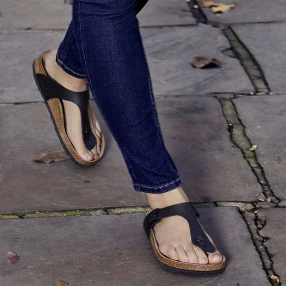 Birkenstock | Shoes | Birkenstock Gizeh Birkoflor Flip Flop Black Size 39  Eu 8 Us | Poshmark